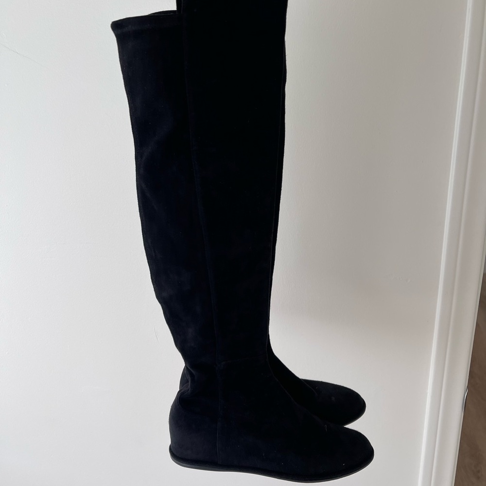 Stuart Weitzman black knee height boots